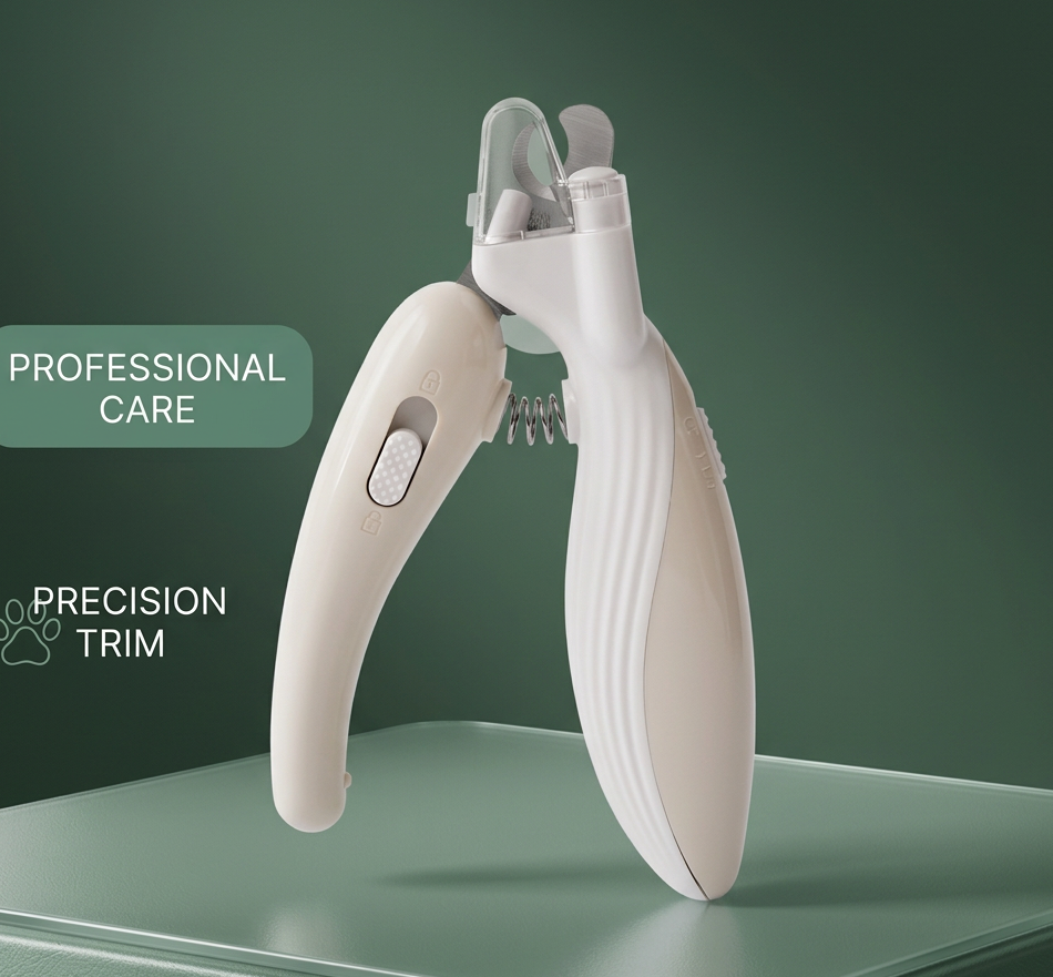 LED Illuminated Pet Nail Clippers with Bloodline Visibility